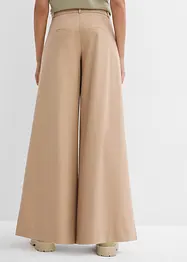 Pantaloni con pinces a vita alta in misto viscosa, bonprix