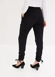 Pantaloni in jersey con arricciatura, bonprix