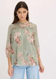 Tunica in chiffon a fantasia, bonprix