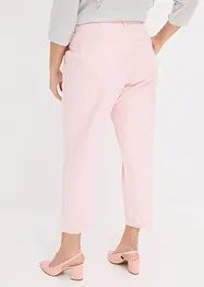 Pantaloni elasticizzati in twill con cucitura, bonprix