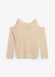 Maglione boxy con cut-out, bonprix