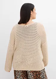 Maglione boxy con cut-out, bonprix