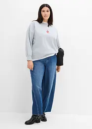 Felpa oversize in puro cotone biologico, bonprix