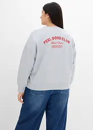 Felpa oversize in puro cotone biologico, bonprix