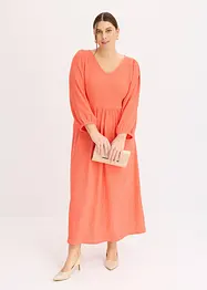 Abito midi in jersey operato, bonprix