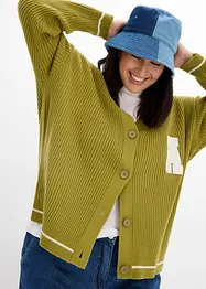 Cardigan oversize con ricami, bonprix