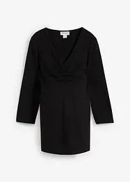 Maglia prémaman a coste con morbida scollatura a V, bonprix
