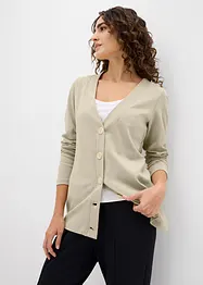Cardigan in jersey di puro cotone biologico, bonprix