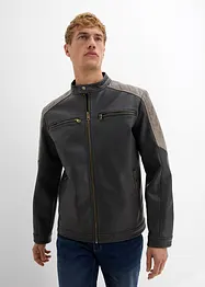 Giacca in similpelle stile biker, bonprix