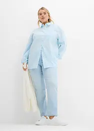 Jeans boyfriend cropped, vita media, bonprix
