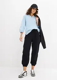 Blazer ampio in misto lino e viscosa, bonprix