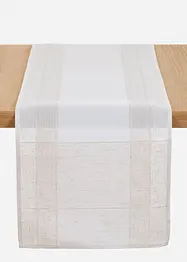 Runner da tavolo in tessuto jacquard tinta unita, bonprix