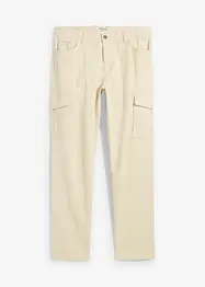 Pantaloni cargo elasticizzati slim fit straight, bonprix