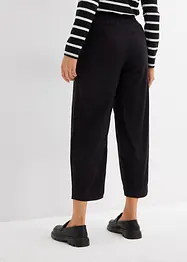 Pantaloni a carota in misto lino e viscosa, lunghezza 7/8, bonprix