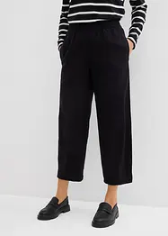 Pantaloni a carota in misto lino e viscosa, lunghezza 7/8, bonprix