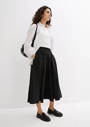 Gonna midi con cinta comoda, bonprix