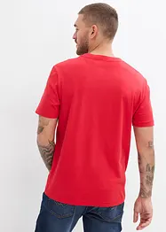 Maglia serafino a maniche corte in puro cotone biologico (pacco da 2), bonprix