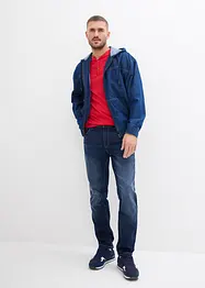 Maglia serafino a maniche corte in puro cotone biologico (pacco da 2), bonprix