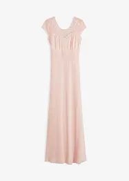 Abito in chiffon con pizzo e fascia da allacciare, bonprix