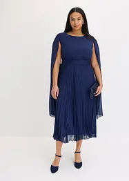 Abito di chiffon con gonna plissettata, bonprix