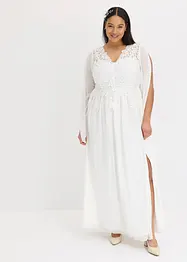 Abito da sposa in chiffon fine con pizzo, bonprix