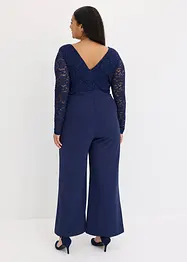 Tuta con pizzo e catena, bonprix