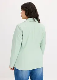 Blazer elasticizzato in twill con cintura da annodare, bonprix