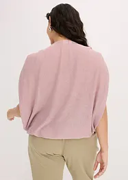 Maglia in Lurex con drappeggio, bonprix