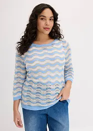 Maglione traforato, bonprix