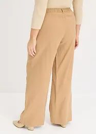 Pantaloni a palazzo con cinta comoda, bonprix