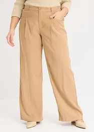 Pantaloni a palazzo con cinta comoda, bonprix