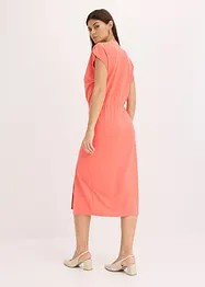 Abito di jersey asimmetrico con arricciatura, bonprix
