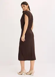 Abito di jersey asimmetrico con arricciatura, bonprix
