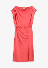 Abito di jersey asimmetrico con arricciatura, bonprix