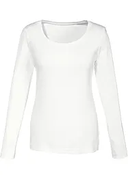 Maglia a maniche lunghe in puro cotone biologico, bonprix
