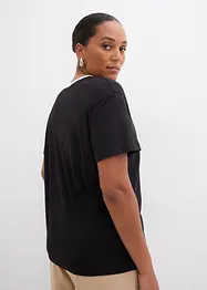 T-shirt con dettaglio a contrasto, bonprix