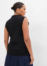 Top in misto cotone elasticizzato, bonprix