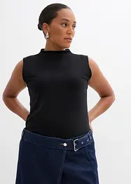 Top in misto cotone elasticizzato, bonprix