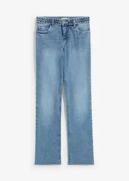 Jeans straight, vita media, bonprix