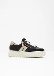 Sneaker Rieker in pelle con plateau, Rieker