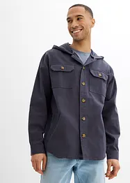 Giacca-camicia con cappuccio, bonprix