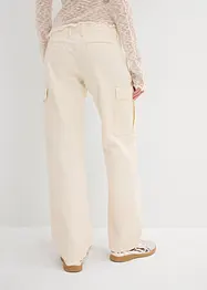Pantaloni cargo in puro cotone, bonprix