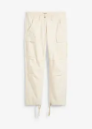 Pantaloni cargo in puro cotone, bonprix