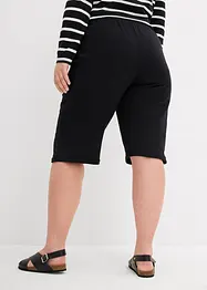 Bermuda in felpa con risvolto, bonprix