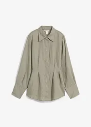Camicetta sciancrata in puro lino, bonprix