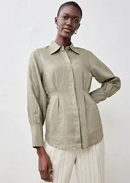 Camicetta sciancrata in puro lino, bonprix