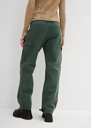 Pantaloni cargo in puro cotone, bonprix