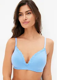 Reggiseno senza ferretto con coppe preformate e cotone biologico (pacco da 2), bonprix
