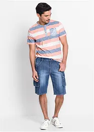 Bermuda cargo in jeans, regular fit, bonprix