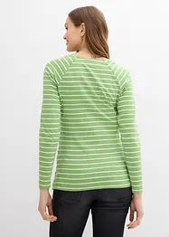 Maglia prémaman / da allattamento in cotone con bottoni a pressione, bonprix